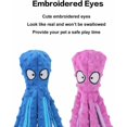 thumbnail image 4 of Juguetes de pulpo chirriantes para perros, juguetes de peluche sin relleno para cachorros y perros en la dentición, juguetes interactivos duraderos para masticar para perros pequeños y medianos, 4 of 4