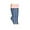 Captains Blue, variant on Lightweight Slouch Knee High Socks 3 Pairs Shoe Size 5-10 (Light Blue)