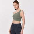 thumbnail image 4 of GHIIYER Backless Sports Bras for Women Push Up Bra One Shoulder Workout Yoga Bras Size L, 4 of 4