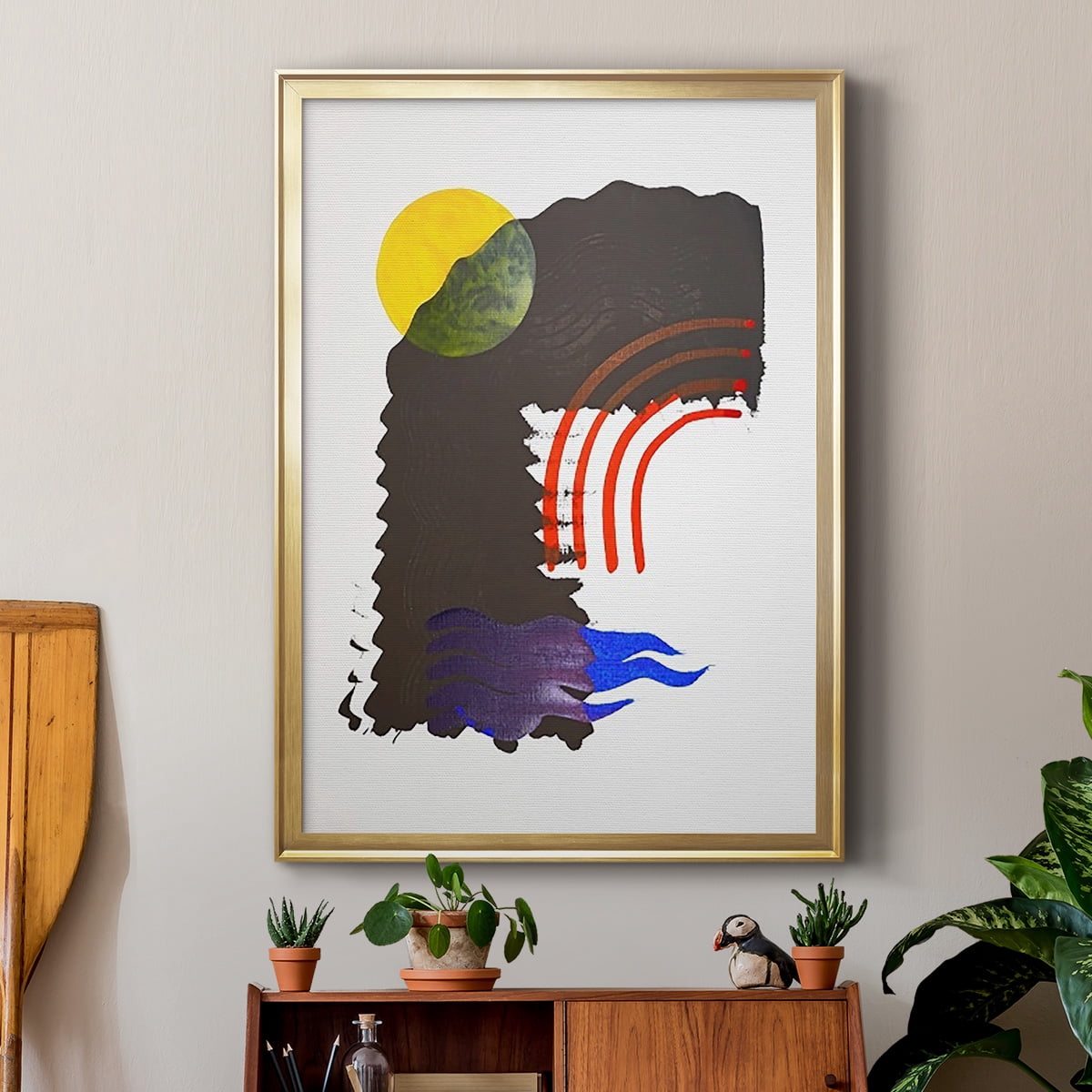 Shifting IV Premium Framed Print, in Gold, Black, or Silver - Ready to Hang