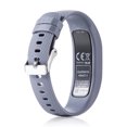 thumbnail image 4 of Smartwatch Pulsera Correa Reloj Silicona Reemplazo Textu Impermeable para VivoFit 4 Hebilla Acero Inoxidable Hombres Mujeres Rojo, 4 of 4