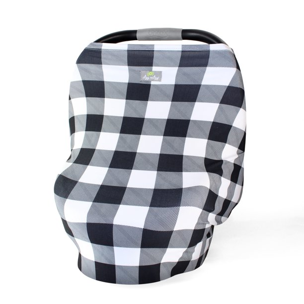 Itzy Ritzy 4 In 1 Nursing Cover Car Seat Cover Shopping Cart Cover And Infinity Scarf Breathable Multi Use Mom Boss Breastfeeding Cover Car Seat Canopy Cart Cover Scarf Gingham Walmart Com