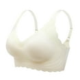 thumbnail image 2 of Puntoco Bralettes para mujer, moda para mujer, color sólido, estampado de hojas, sin aros, copa fija, ropa interior, sujetador diario, 2 of 3