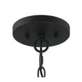 thumbnail image 5 of Possini Euro Design Atkins 21 1/2" High Modern Outdoor Pendant Light Fixture Ceiling Porch Hanging Matte Black Die Cast Metal, 5 of 8