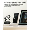 thumbnail image 3 of New Shokz OpenFit 2 - Open-Ear Wireless Bluetooth Headphones - Premium DualBoost™ Audio and Deep Bass - Earhook Earbuds with Built-In Smart Microphone - Comfortable, Sweat Resistant Earphones, Black, 3 of 9