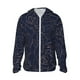 thumbnail image 1 of Balery Copper-Gold Gloss Outline Navy Dark Blue Sudadera ligera de manga larga con capucha y protección solar UPF 50+ para hombre y mujer, ideal para pesca y running-Large, 1 of 7