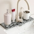 thumbnail image 4 of Home Improvement Wave Pattern Faucet Draining Mat Customized Kitchen Silicones Antis Splashs Mat Household Thickening Drainage Mat Home Essentials, 4 of 8