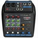 thumbnail image 1 of Mezclador de Audio de 4 Canales Mini Consola Mezcladora de Sonido Bluetooth Fuente de Alimentación de 48 V para de Karaoke de Grabación de DJ de Música, 1 of 6