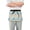 Cute Baby Tigers and Leaf, variant on Server Apron with 3 Pockets Waterproof Waitress Waist Short Apron for Man Woman Llamas Cactus Mountains Rainbow 12 Inches