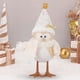 thumbnail image 5 of Adorno de pájaro LED iluminado, decoración de mesa, regalo, adorno de Navidad, estatua de adorno de escritorio para mesa, suministros para fiestas Sombrero puntiagudo blanco Macarena Figura de escritorio, 5 of 8