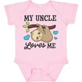 thumbnail image 3 of Inktastic My Uncle Loves Me with Sloth and Hearts Boys or Girls Baby Bodysuit, 3 of 5