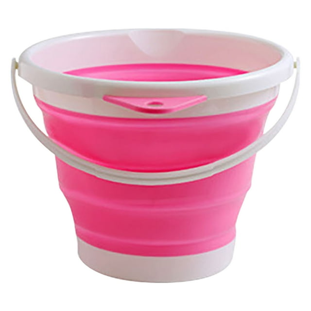 Cubo plegable, lavabo para coche al aire libre, cubo de lavandería de viaje, Cubo de pesca, 5L Wmkox8yii jkg1485