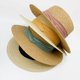 thumbnail image 2 of Sombrero de copa plana francés tejido a mano para verano, gran alero, cinturón de tres pliegues, sombrilla, sombrero de copa, sombrero de paja cóncavo para mujer, 2 of 6