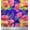 Purplish Blue, variant on Soimoi Black Cotton Duck Fabric Flower Floral Decor Fabric Printed Yard 44 Inch Wide