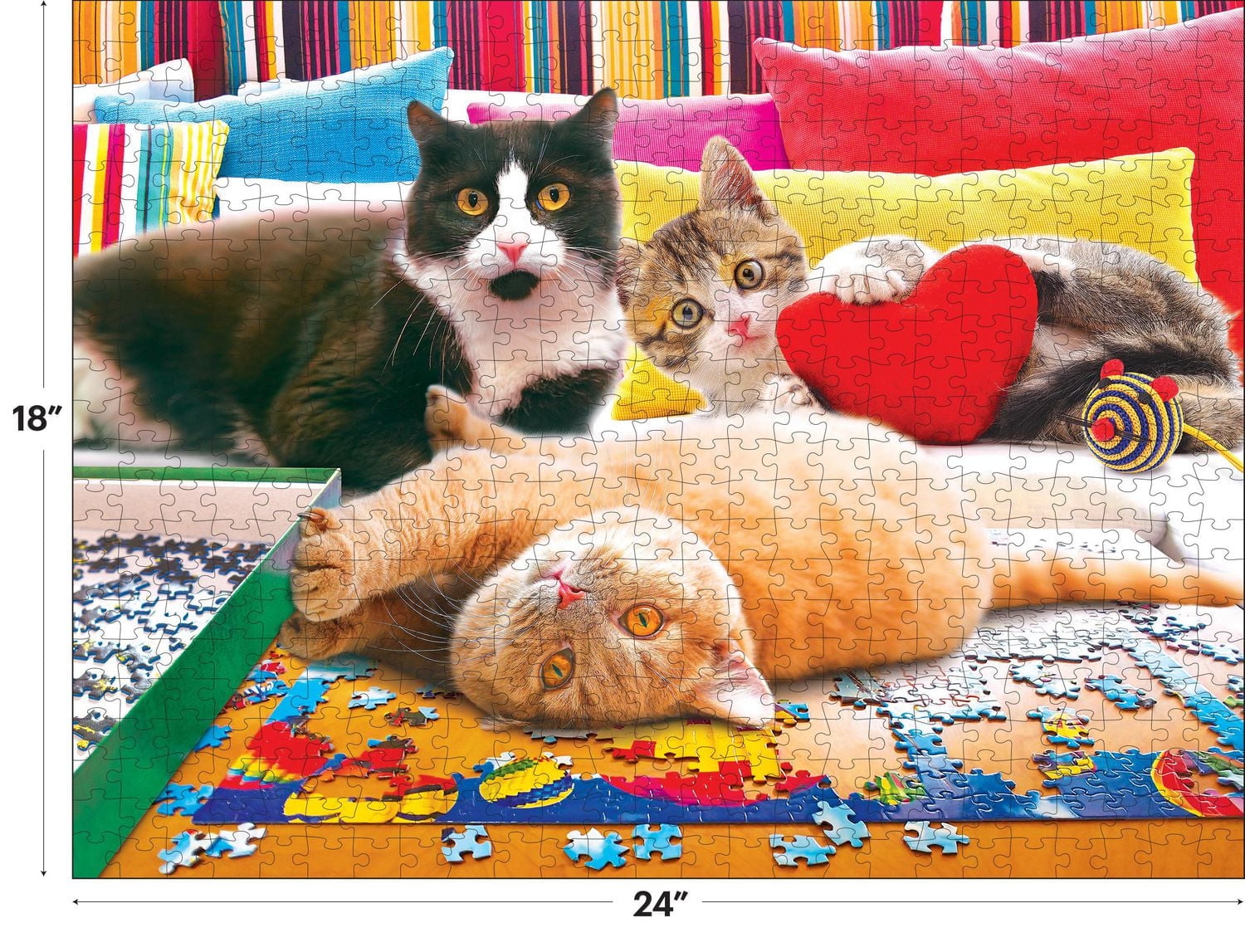 Kodak 550 Piece Jigsaw Puzzle - Puzzle Kittens, Kodak Prem 550PC Puzzle