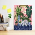 thumbnail image 2 of FORMRS Acrylic Clipboard with Low Profile Clip Standard A4 Letter Size, 12.5" x 9", Floral Vase, 2 of 8