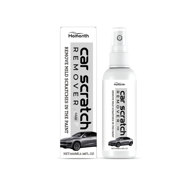 Homonth Spray para Rayaduras Leves en Autos Plateados - Brillo y Protección【2 Piezas】