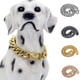thumbnail image 4 of Cadena cubana de oro de 18K y 13mm para perro, Collar para mascota grande, Correa personalizada de acero inoxidable, Pitpull, Bulldog, collares fuertes, 4 of 4