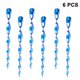 thumbnail image 1 of Juego de 6 piezas de espiral de viento reflectante para control de aves en azul, ideal como decoración, defensa contra pájaros en la casa y el jardín. Xemadio 2034262, 1 of 9