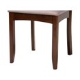 thumbnail image 6 of Baxton Studio Adreana Mid-Century Modern Warm Grey Fabric and Dark Brown Finished Wood 5-Piece Dining Set, 6 of 7