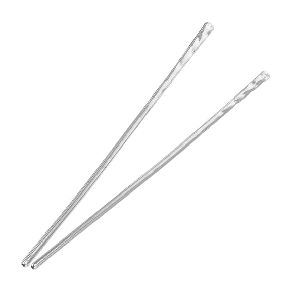 Raindrops 2Pcs Japanese Hair Chopsticks Silver Minimalist Hairpin For Hair Styling Women Accessories And Occasions