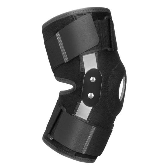 Plus-size knee brace provides stable support and pressure relief for the knee joint, effectively alleviating symptoms of anterior cruciate ligament injuries, arthritis, and meniscus tears. Features a