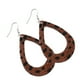 thumbnail image 2 of Pendientes con estampado de leopardo sweethay joyería para mujer adorno colgante de gota de agua tipo 3, 2 of 6