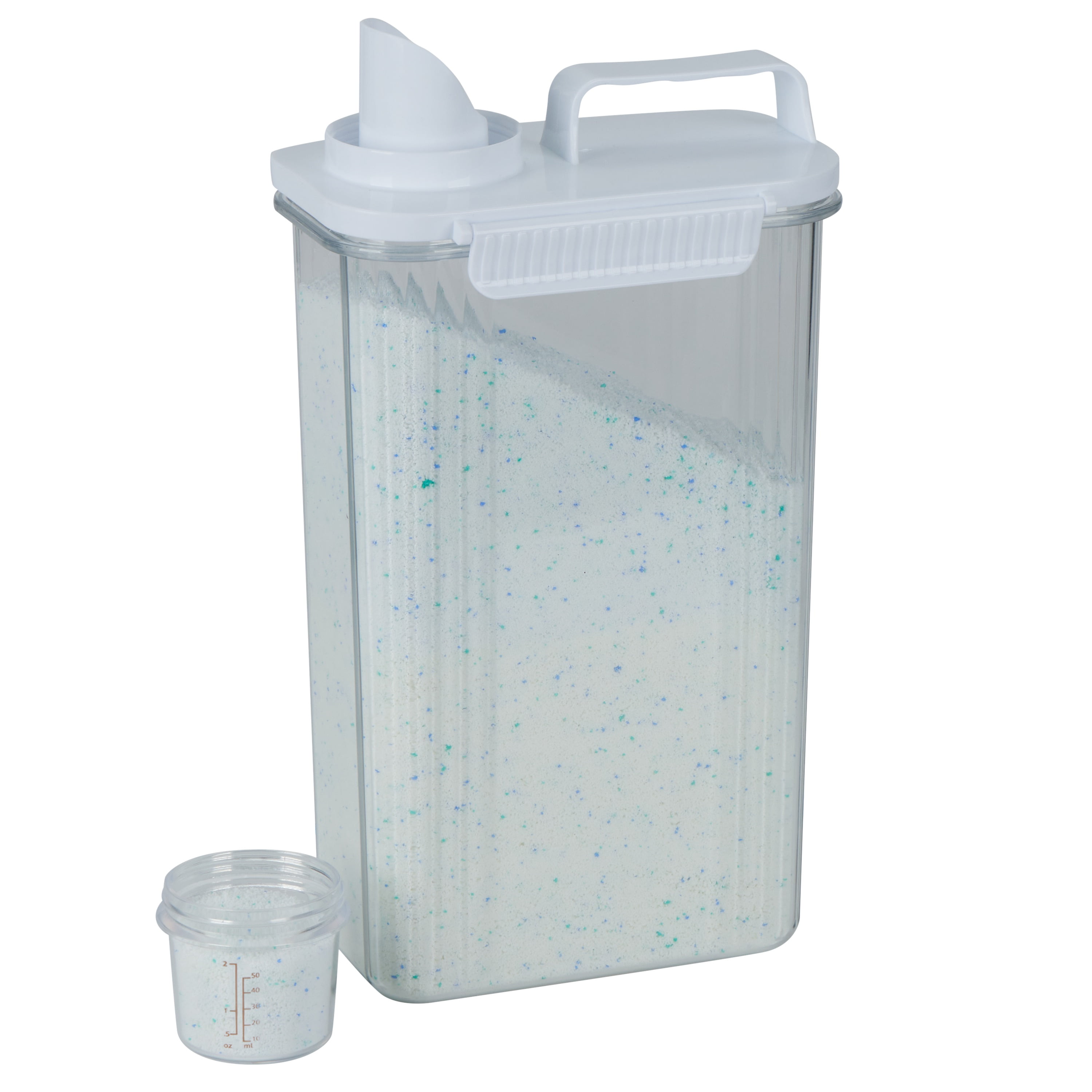 Mainstays Reusable Detergent Dispenser with Measuring Cup, 94 oz