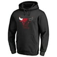 thumbnail image 2 of Men's Black Chicago Bulls X-Ray Pullover Hoodie, 2 of 3