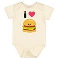 thumbnail image 3 of Inktastic I Love Cheeseburgers Boys or Girls Baby Bodysuit, 3 of 5