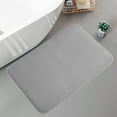 thumbnail image 6 of Tuvgenk Bath Mat Quick Drying Non Slip Water Absorbing Bathroom Rugs Gray Rectangle 2x2 Small Floor Mat for Shower, 6 of 8