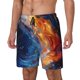 thumbnail image 1 of Balery Galactic Dog Swirls Art Bañador para hombre, shorts de playa de secado rápido con entrepierna y forro de compresión-Small, 1 of 6