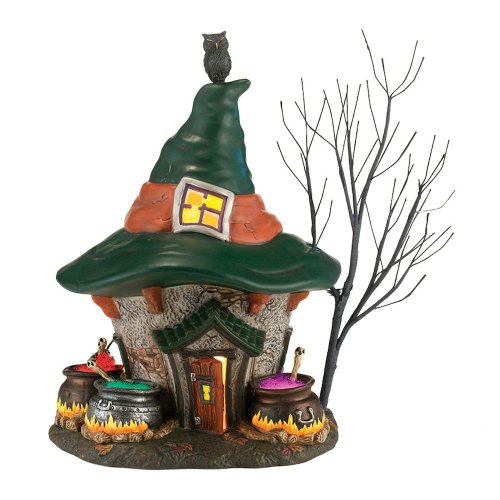Department 56 Snow Village Halloween Three Witches Cauldron Haunt Lit