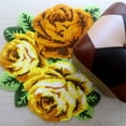thumbnail image 4 of Red Roses Rug, Red Bathroom Rug, Handmade Bathmat Floral Rug, Rugs for Bedroom, Thick & Washable Non-Slip Floor Carpets, 4 of 8
