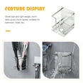 thumbnail image 3 of KAKOWELY Steel Electric Razor Wall Holder Bathroom Wall-mounted Electric Razor Holder,3.11"X2.64"X2.64", 3 of 5