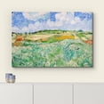 thumbnail image 3 of wall26 Canvas Print Wall Art Plain Near Auvers by Master Artist Vincent Van Gogh Nature Wilderness Illustrations Fine Art Relax/Calm Multicolor for Living Room, Bedroom, Office - 12"x18", 3 of 5