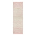 thumbnail image 3 of Unique Loom Tribal Trellis Collection Area Rug - Alami (2' x 7' Runner Ivory and Pink), 3 of 12
