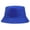 Blue, variant on Unisex Bucket Hat Sun Hat Solid Color Hip Hop Fisherman Cap for Women Men UV protection