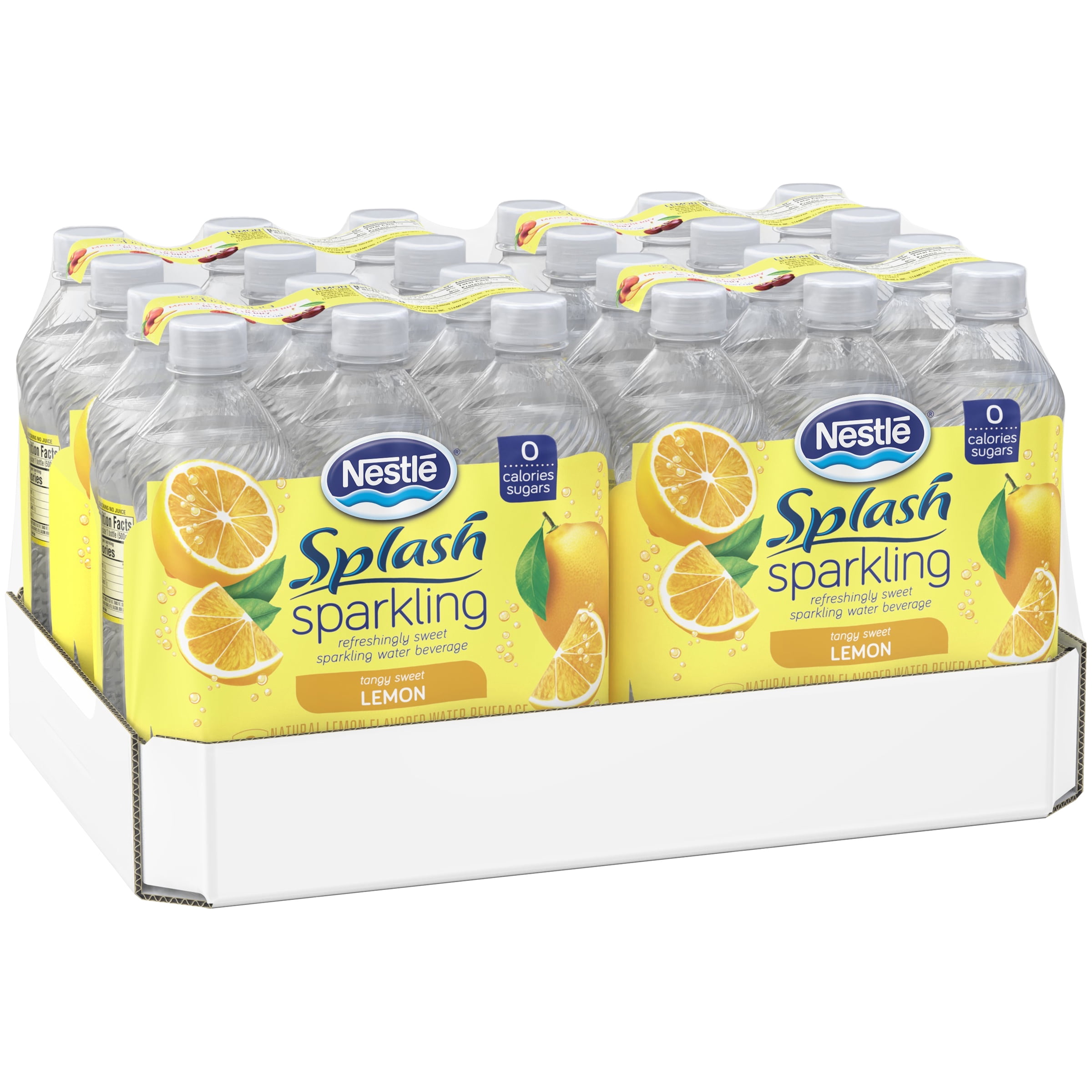 Nestle Splash Sparkling Flavored Water Beverage, Lemon 16.9 oz. Plastic