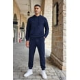 thumbnail image 3 of COOFANDY Men's Tracksuits 2 Pieces Waffle Hoodies Sweatsuit Sets Sports Jogging Suit Set, 3 of 10