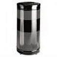 thumbnail image 2 of Rubbermaid Commercial S3ETBK Classics Perforated Open Top Receptacle, Round, Steel, 25 gal, Black, 2 of 2