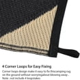 thumbnail image 4 of Outdoor Rug Outdoor Plastic Straw Rug Waterproof Camping Rugs for Patio Porch Backyard Lightweight Reversible Portable Mat for Picnic RV Pool Deck Beach Trailer Trellis, 4 of 5