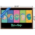 thumbnail image 3 of Rick And Morty - Faces Wall Poster, 22.375" x 34", Framed, 3 of 6
