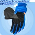 thumbnail image 6 of Kids Ski Snowboard Gloves, Waterproof Winter Warm Gloves, Cold Weather Touchscreen Snow Gloves for Mens, Womens, Kids Skiing,Snowboarding - XS, 6 of 6
