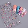thumbnail image 7 of 5D Embossed Nail Art Stickers, 3D Floral Self-Adhesive Nail Decals, DIY Spring Nail Decoration for Women, 7 of 7