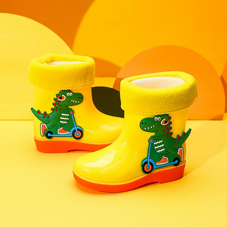 SpongeBob Squarepants Boys Wellies | Kids Yellow Rain Wellington Boots |  Patrick Star Toddlers Water Resistant Walking Shoes