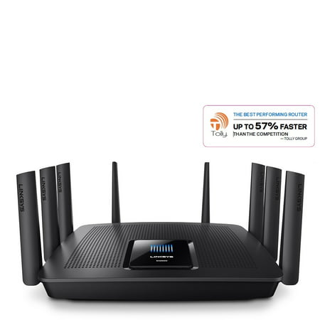 Linksys AC5400 Max-Stream Tri Band Wireless Router, Works with Amazon Alexa (EA9500-RM2) - Certified