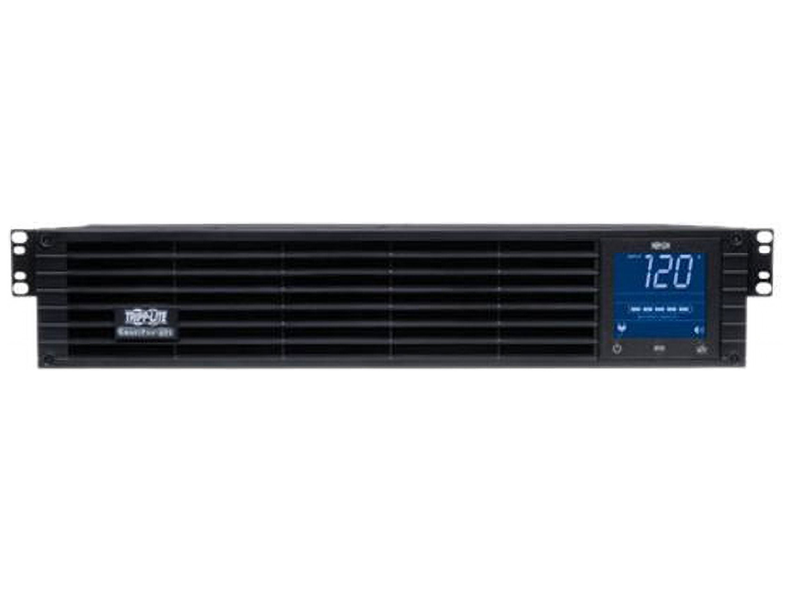 Tripp Lite SMC10002URM UPS System Series SmartPro 120V 1kVA 700W Line-Interactive Sine Wave UPS, 2U Rack/Tower, LCD, USB, DB9, 6 Outlets