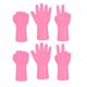thumbnail image 5 of Tapa de aguja antideslizante para suéter, Protector de alfiler para tejer, evita caídas, accesorios (rosa y rojo), 6 uds., 5 of 5