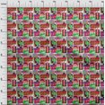 thumbnail image 4 of oneOone Cotton Silk Red Fabric California Ocean Ride Sewing Craft Projects Fabric Prints By Yard 42 Inch Wide, 4 of 4